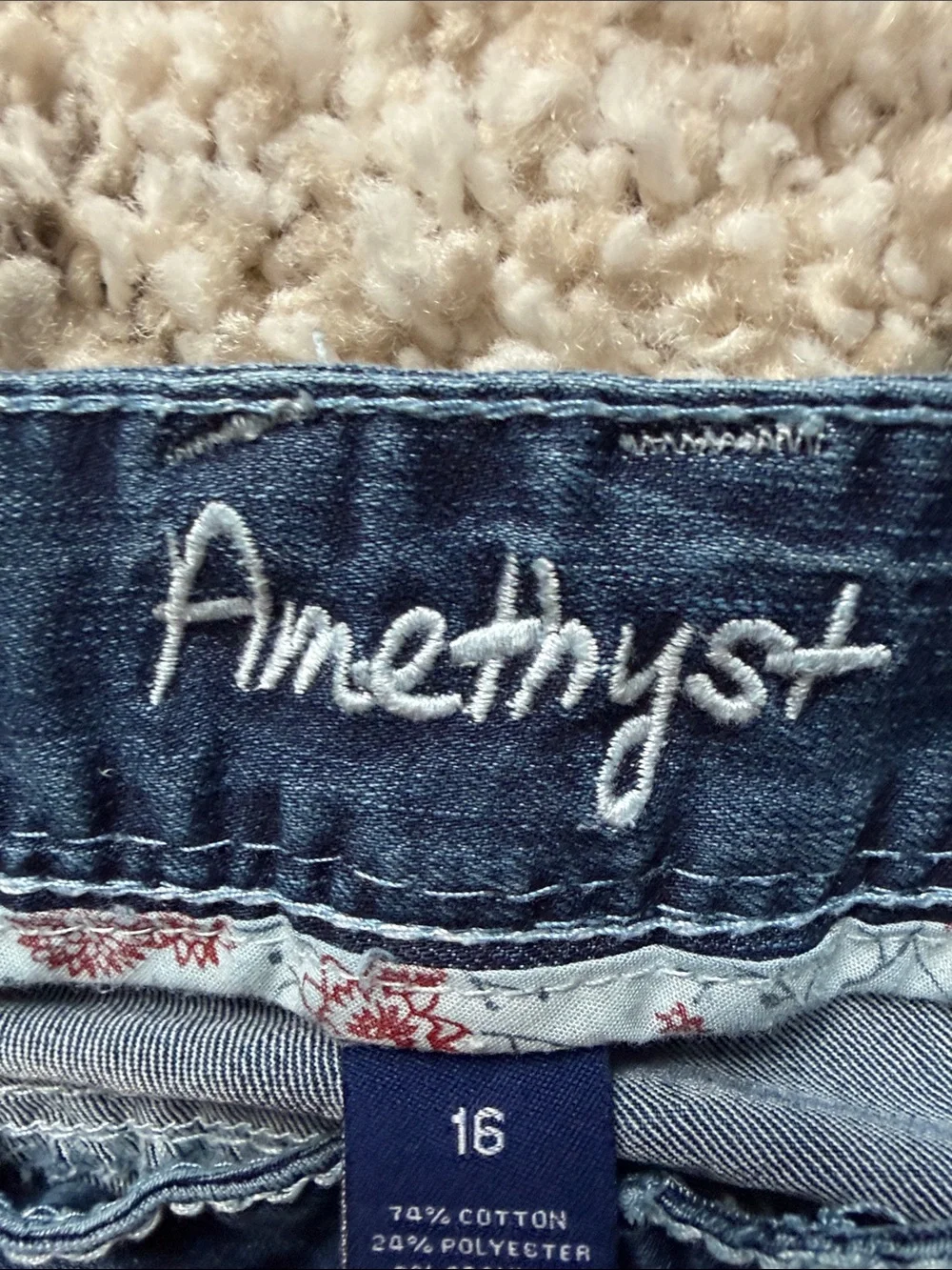 Amethyst Jeans Women's Flare Jeans in Medium Blue Wash